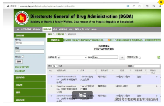 孟加拉药监局批准孟加拉ziska替西帕肽tizaro